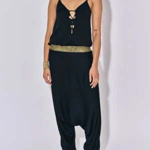 PANTALON SAROUEL EDEN NOIR