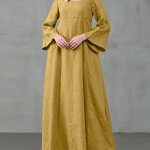 Robe Médiévale en Lin
